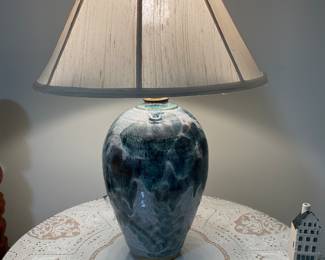 U807 Ceramic lamp with shade 25”. $45