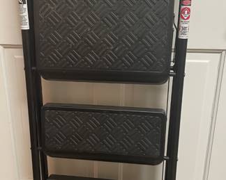 N153 Black 3-step folding ladder $22