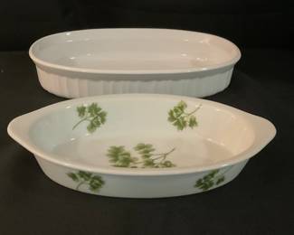 k-241. Set of 2 baking dishes. 6” $12