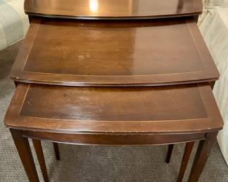 B-134 Mahogany nesting tables set of 3 $45