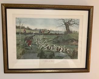 U12. A Kill in the Open 32” x 25” framed print $75