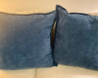 B136 20” sq. Set of 2 decorative pillows, brand new $14