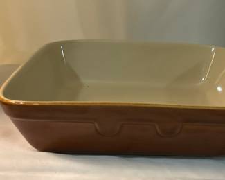 K-247. 9” stoneware baking dish $10