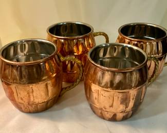 K-252. Moscow Mule mugs, Set of 4 for $20