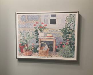 U18. 13”x10” Rigmor Washburn “Country Still Life” framed prin$ 13x x 10” $15
