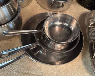 All Clad Pots and pans