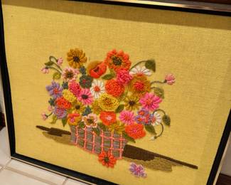 Vintage Crewel/ Embroidery