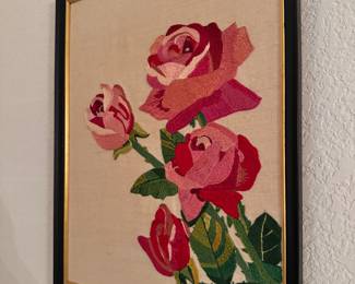 Vintage Crewel/ Embroidery