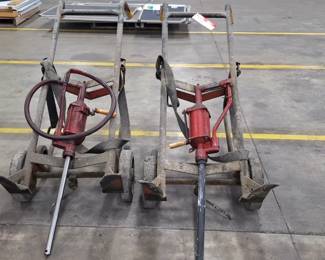 Drum Carts with Hand Crank Pumps