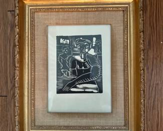 Block Print Alfred Morang