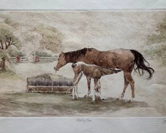 "Feeding Time" Sandy Scott Signed/Numbered