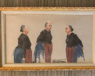 "Pastel Study for Oma" by Patricia Warren