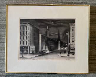 "Street Scene" by Adolf Arthur Dehn