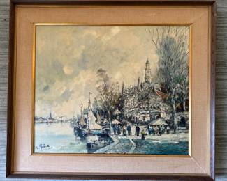 F. Roberts Oil on Canvas