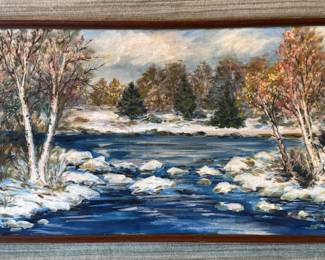 Lily Edward Oil on Canvas