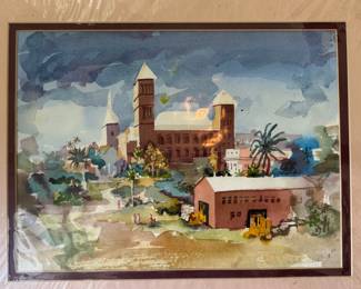 John Reilly Watercolor Signed