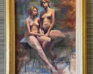 John Reilly Large Oil and Watercolor