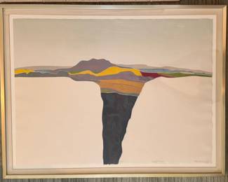 "Desert Canyon" by Clare Romano Intaglio Print 14/150