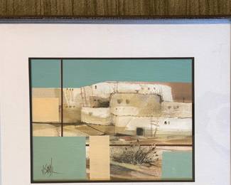 Watercolor by V. Singh Signed