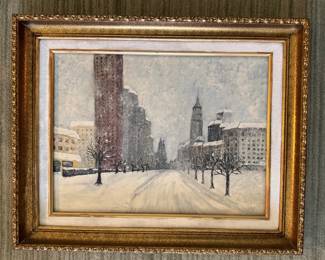 Unknown Artist Signature on Back