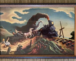 Thomas Hart Benton Lithograph