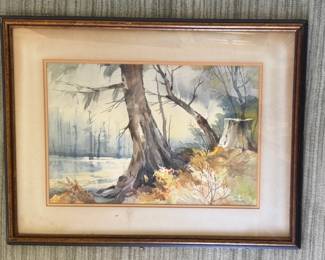 Original Watercolor by Bud Biggs