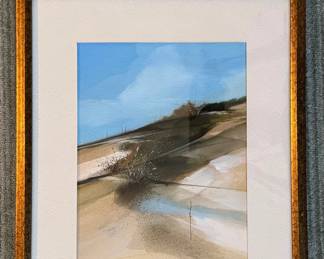 Watercolor by V. Singh Signed