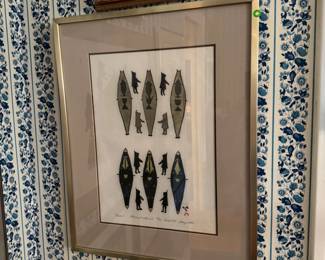 "Quyait" 44/50 Stonecut & Stencil