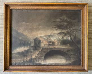 Oil on board by Unknown Artist