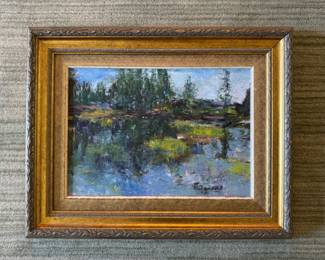 Shelli Ardizzone Oil on Board