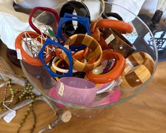 BOWL OF BANGLE BRACELETS