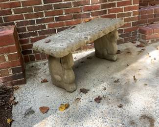 Concrete bench