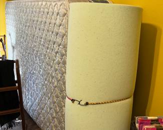 Queen Mattress Set sold with 3” mattress topper