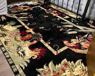 9x12 Rooster Rug
