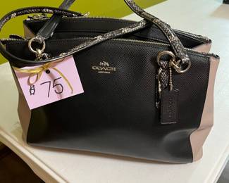 COACH purse $75