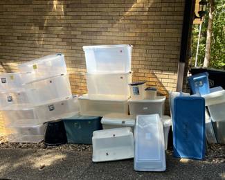 Lots of Storage Containers