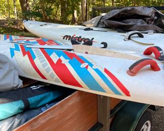 Windsurf Boards with all the necessary equipment. These boards can also be used as Paddle Boards.