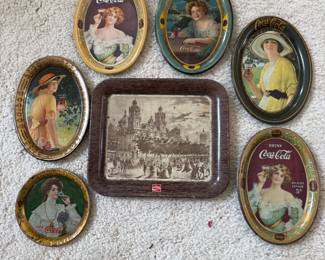 Antique Original Coca-Cola Trays
