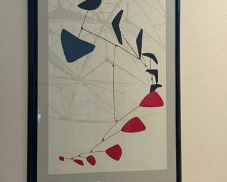 Vintage Calder Framed Poster Print from the National Gallery