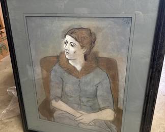 Framed Madame Picasso Print