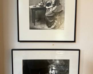 Early Photo prints of Myra Wiggins - Pioneering female photographer and artist