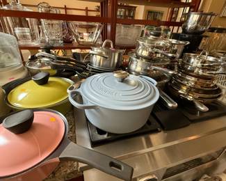 Le Creuset and other kitchen cookware