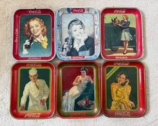 Vintage Original Coca-Cola Serving Trays