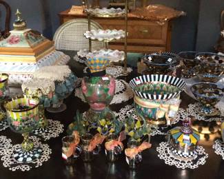 Hand blown and hand painted glass