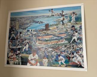 1998 Camden Yards, Baltimore Lithograph by Ruth Mayer