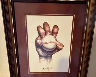 Framed Baseball Prints