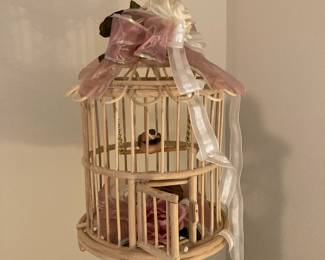 Decorative Wood Birdcage