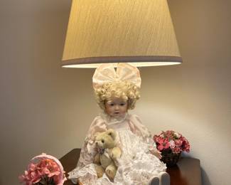 Porcelain Doll Table Lamp