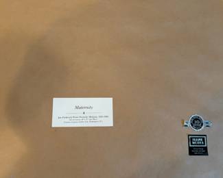 Framed Oil Painting Print "Maternity" by Jan Frederik Pieter Portielje