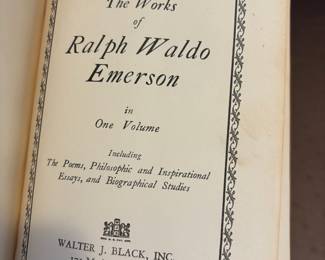 The Works of Ralph Waldo Emerson by Walter J. Black Gilding